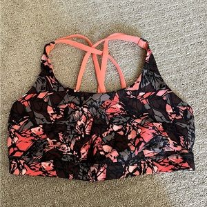Lululemon floral sport bra